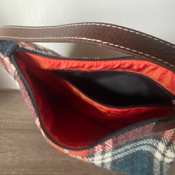 VINTAGE (RARE) KATE SPADE BUFFALO PLAID HANDBAG - Picture 3 of 6